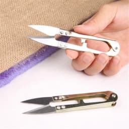FLYSAND Fishing Scissors Multicolor Trimming Sewing Scissors Nippers U Shape Clippers Yarn Stainless Steel Embroidery Craft