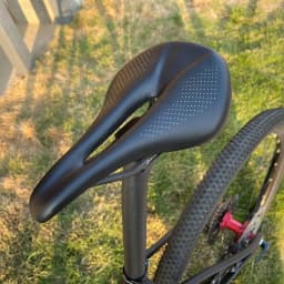 Elitaone Bicycle Saddle Carbon MTB/Road Bike Saddle Super Light Comfort Leather Carbon Cushions 96g