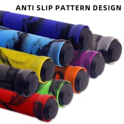 MOTSUV Bicycle Handlebar Grips Non-Slip Soft Rubber Mountain Bike Grips For 22.2mm Handlebar Scooter Tricycle BMX Handle Bars