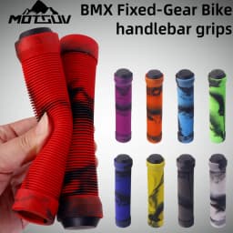 MOTSUV Bicycle Handlebar Grips Non-Slip Soft Rubber Mountain Bike Grips For 22.2mm Handlebar Scooter Tricycle BMX Handle Bars