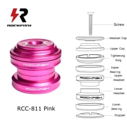 Rockfish Kid's Push Bike Bearing Head Set Balance Bike CNC Headset Aluminium Alloy 29.6mm 34mm Sliding Bike Ultralight Headset