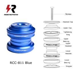 Rockfish Kid's Push Bike Bearing Head Set Balance Bike CNC Headset Aluminium Alloy 29.6mm 34mm Sliding Bike Ultralight Headset