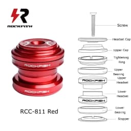Rockfish Kid's Push Bike Bearing Head Set Balance Bike CNC Headset Aluminium Alloy 29.6mm 34mm Sliding Bike Ultralight Headset