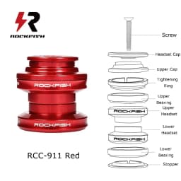Rockfish Kid's Push Bike Bearing Head Set Balance Bike CNC Headset Aluminium Alloy 29.6mm 34mm Sliding Bike Ultralight Headset