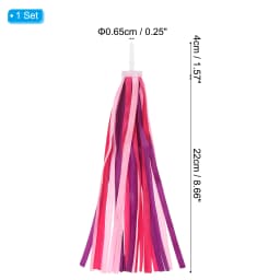 2pcs Bicycle Handlebar Streamers Bike Streamers Kids Girl Boy Scooter Cycling Colorful Streamers Ribbon Decoration Cycling 22 cm
