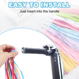 2pcs Bicycle Handlebar Streamers Bike Streamers Kids Girl Boy Scooter Cycling Colorful Streamers Ribbon Decoration Cycling 22 cm