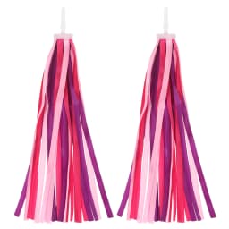 2pcs Bicycle Handlebar Streamers Bike Streamers Kids Girl Boy Scooter Cycling Colorful Streamers Ribbon Decoration Cycling 22 cm