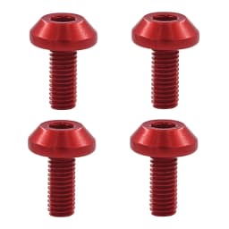 4 Pcs Bicycle Water Bottle Cage Bolt Cycling Accessories Kettle Holder Aluminum M5 Screw Handle Bikes Part for MTB Road Bike