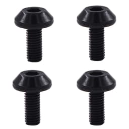 4 Pcs Bicycle Water Bottle Cage Bolt Cycling Accessories Kettle Holder Aluminum M5 Screw Handle Bikes Part for MTB Road Bike
