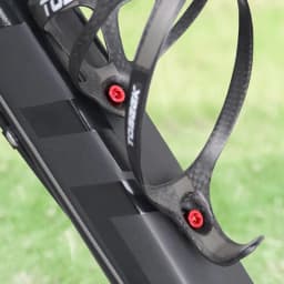 4 Pcs Bicycle Water Bottle Cage Bolt Cycling Accessories Kettle Holder Aluminum M5 Screw Handle Bikes Part for MTB Road Bike