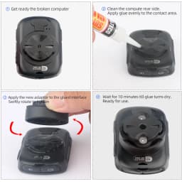 Bicycle Computer Fixed Base Accessories for Garmin/IGPS/XOSS Speedometer Bike Headlight Bracket Convex Male Buckle Repair Parts