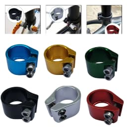 Bike Seatpost Clamp Double Layer Clamp Double SeatPost Clip 28.6/31.8/34.9mm Seat Tube Clamps Seatpost Clamp Bicycle Accessories