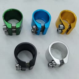 Bike Seatpost Clamp Double Layer Clamp Double SeatPost Clip 28.6/31.8/34.9mm Seat Tube Clamps Seatpost Clamp Bicycle Accessories