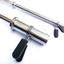 2Pcs 25/28/30mm Barbell Clamp - Spring Collar Clips, Dumbbell Lock for Gym: Standard Lifting Kit, Fitness Tools