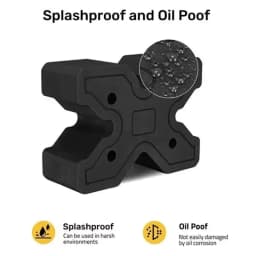 X-Block Bipod Shooting Rest Block Mount Lightweight and Portable Shooting Clamp EVA Foam Waterproof Reduces Recoil For Hunting
