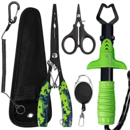 Functional Fishing Pliers Made of Stainless Steel, Wire Cutters, Hook Remover, Anti-Rust Coating, Fishing Tools.