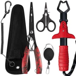 Functional Fishing Pliers Made of Stainless Steel, Wire Cutters, Hook Remover, Anti-Rust Coating, Fishing Tools.