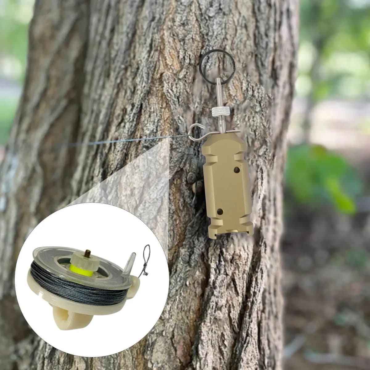 Perimeter Alarm Trip Wire Camping Perimeter Alarm Trip Line Weatherproof Early Warning Security System For Camping Outdoor