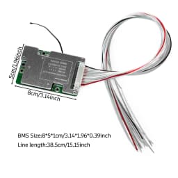 13S 48V Lithium Battery BMS - 30A/40A/50A Options for High-Performance E-Bike & Scooter Packs