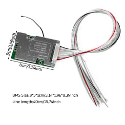 13S 48V Lithium Battery BMS - 30A/40A/50A Options for High-Performance E-Bike & Scooter Packs