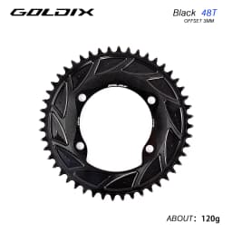 GOLDIX 110BCD Road Gravel Bike Single Chainring CNC Aluminum Narrow Wide Chainwheel for R7000 R8000 R8100 R9200 Crank Power Mete