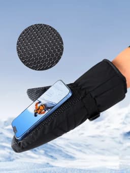 Ski Mittens Waterproof Snow Gloves Windproof Cycling Gloves Snowboard Gloves Cold Weather Gloves for Men & Women