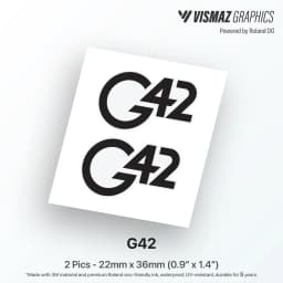 UAE Team XRG G42 Bike Helmet Stickers Cycling Team DIY Decal Waterproof Vinyl Durable Stickers Accessories