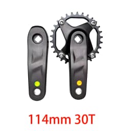 104 BCD MTB Kid Children Mountain Bike Crank Set Single Speed Crankset 127 140 152 160 165 175mm Square Taper 40/42T Chainring