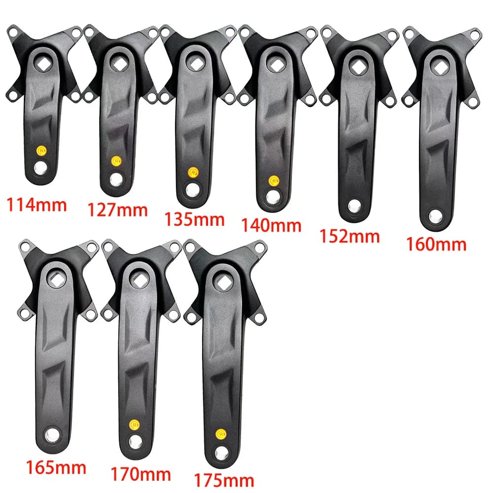 104 BCD MTB Kid Children Mountain Bike Crank Set Single Speed Crankset 127 140 152 160 165 175mm Square Taper 40/42T Chainring