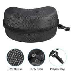 Tolex Portable EVA Ski Goggle Glasses Protector Case Snowboard Skiing Goggles Zipper Carrying Case Snowboard & Ski Accessories