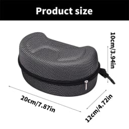 Tolex Portable EVA Ski Goggle Glasses Protector Case Snowboard Skiing Goggles Zipper Carrying Case Snowboard & Ski Accessories