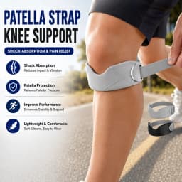 Running Special Patella Belt Adult Sports Protective Gear Breathable Shock Absorption Silicone Patellar Tendon Support Strap