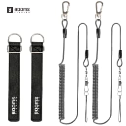 Booms Fishing T07 2m Fishing Rope Fishing Rod Belt Rod Belt Hip Belt Fall Prevention of Spiral Cord Rod Hip Fishing Accessories