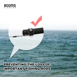 Booms Fishing T07 2m Fishing Rope Fishing Rod Belt Rod Belt Hip Belt Fall Prevention of Spiral Cord Rod Hip Fishing Accessories