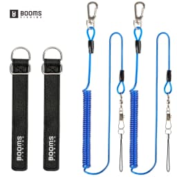 Booms Fishing T07 2m Fishing Rope Fishing Rod Belt Rod Belt Hip Belt Fall Prevention of Spiral Cord Rod Hip Fishing Accessories