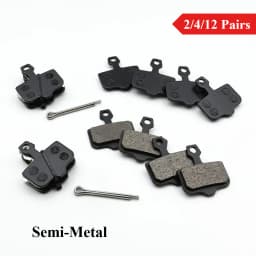 Semi-Metal 2/4/12Pairs E-Scooters & MTB Brake Pads For Sram Level Elixir Nutt Kugoo G1 Dualtron Thunder VSETT 10+ Zero 8X 10X