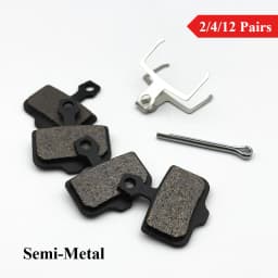 Semi-Metal 2/4/12Pairs E-Scooters & MTB Brake Pads For Sram Level Elixir Nutt Kugoo G1 Dualtron Thunder VSETT 10+ Zero 8X 10X