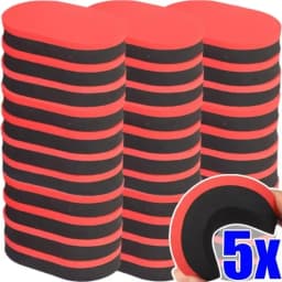 Red Table Tennis Racket Cleaner Sponge, Soft Rubber Eraser Brush for Ping Pong Bat Care, Anti-Dust Cleaning Accessories Kit
