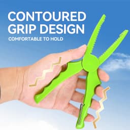 WEIHE 1pcs A-style ABS Plastic Clip Fish Tongs Small Lightweight Fish Clip Fish Control Portable Fishing Tool
