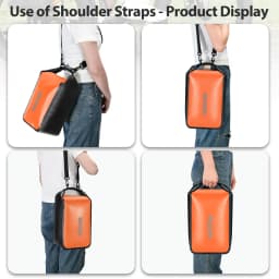 NEWBOLER 10L Large Capacity Bicycle Bag Waterproof Electric Hunting Bike Bag Bike Quick Release Fork Bag Bike Rear Seat Bag