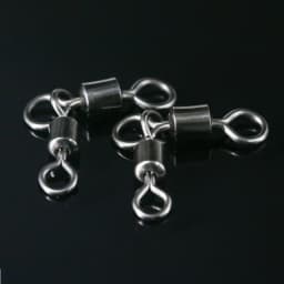 DNDYUJU 50pcs Brass Fishing Rolling Swivels Brass Fishhooks Line Connectors Carp Fishing Accessories Brine Fishing Tackle