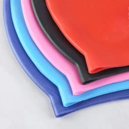 Swimming Cap Silicone Waterproof Swim Hat for Men Women Adult Kids Pool Caps Diving Swimming Equipment Elastic Caps