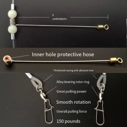 Fishing Gear Sea Fishing Row Hook Longline Handle Boat Fishing Row Line Bottom Hook Tandem Hook Set