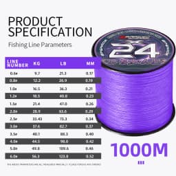 New YGKX 24 Strands PE Braided Fishing Line 300/500/1000M Ultra Multifilament Fishing Line Super Smooth Carp Fishing Line
