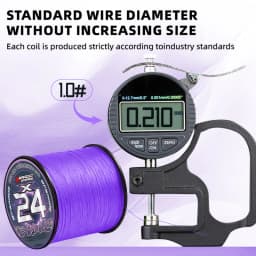 New YGKX 24 Strands PE Braided Fishing Line 300/500/1000M Ultra Multifilament Fishing Line Super Smooth Carp Fishing Line