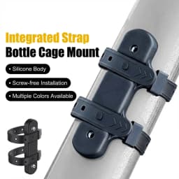 Drill-Free Silicone Bicycle Water Bottle Cage Ultralight Colorful Cycling Holder Shockproof MTB Folding Bike Water Bottle Holder