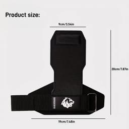 Weight Lifting Wrist Straps for Max Grip Support, PVC Lifting Strap for Weightlifting, Gym Grips Hook for Deadlifts, Heavy Shrug