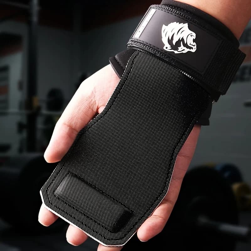 Weight Lifting Wrist Straps for Max Grip Support, PVC Lifting Strap for Weightlifting, Gym Grips Hook for Deadlifts, Heavy Shrug