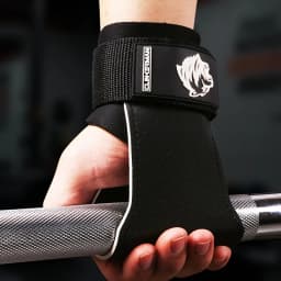 Weight Lifting Wrist Straps for Max Grip Support, PVC Lifting Strap for Weightlifting, Gym Grips Hook for Deadlifts, Heavy Shrug