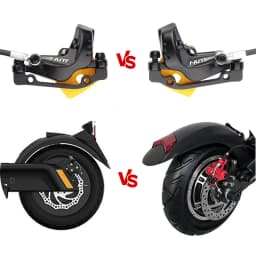 NUTT Electric Scooter 4 Piston Hydraulic Disc Brake Power-off Oil Disk for Zero 10X/11X, Vsett 10+/9+, Kaabo Wolf Warrior 11